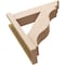 Ekena Millwork 5 1/2-in W x 20-in D x 20-in H Funston Trad Rough Cedar Woodgrain TimberThane Outlooker, Primed Tan OUTUR055X20X20FST04RCPR - alternate 5